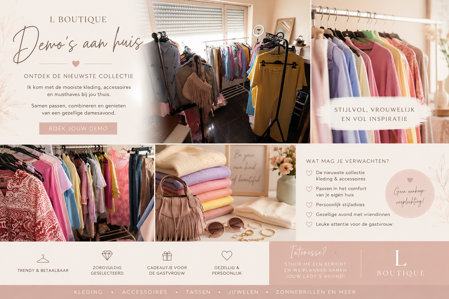 L Boutique - Demo's aan huis flyer