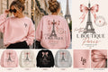L Boutique Paris sweater met strikprint