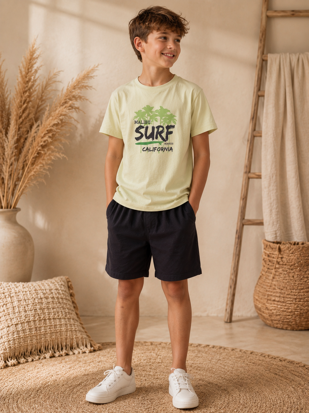 Malibu Surf California Set – T-shirt & Short (jongens)
