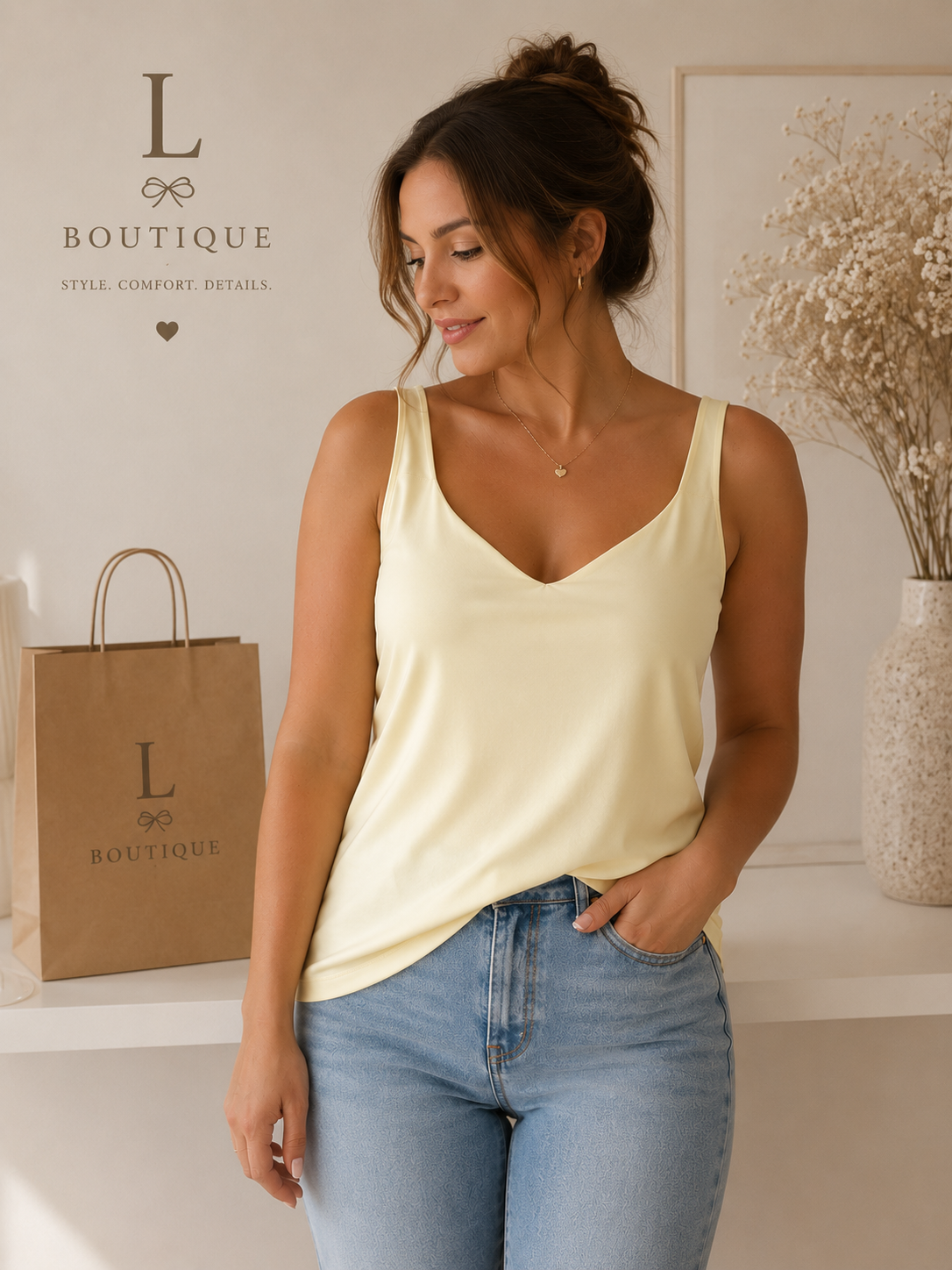 Basis voorgevormde top | Lichtgeel | XL