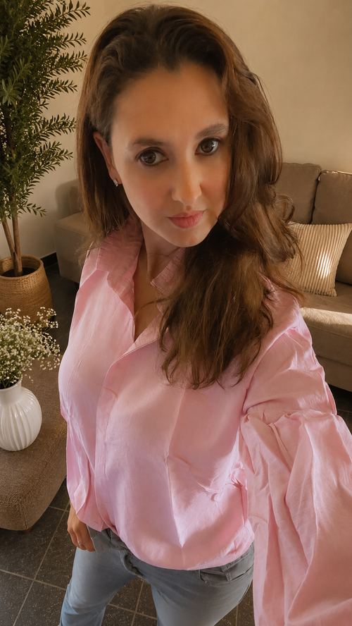 Blouse met Pofmouwen