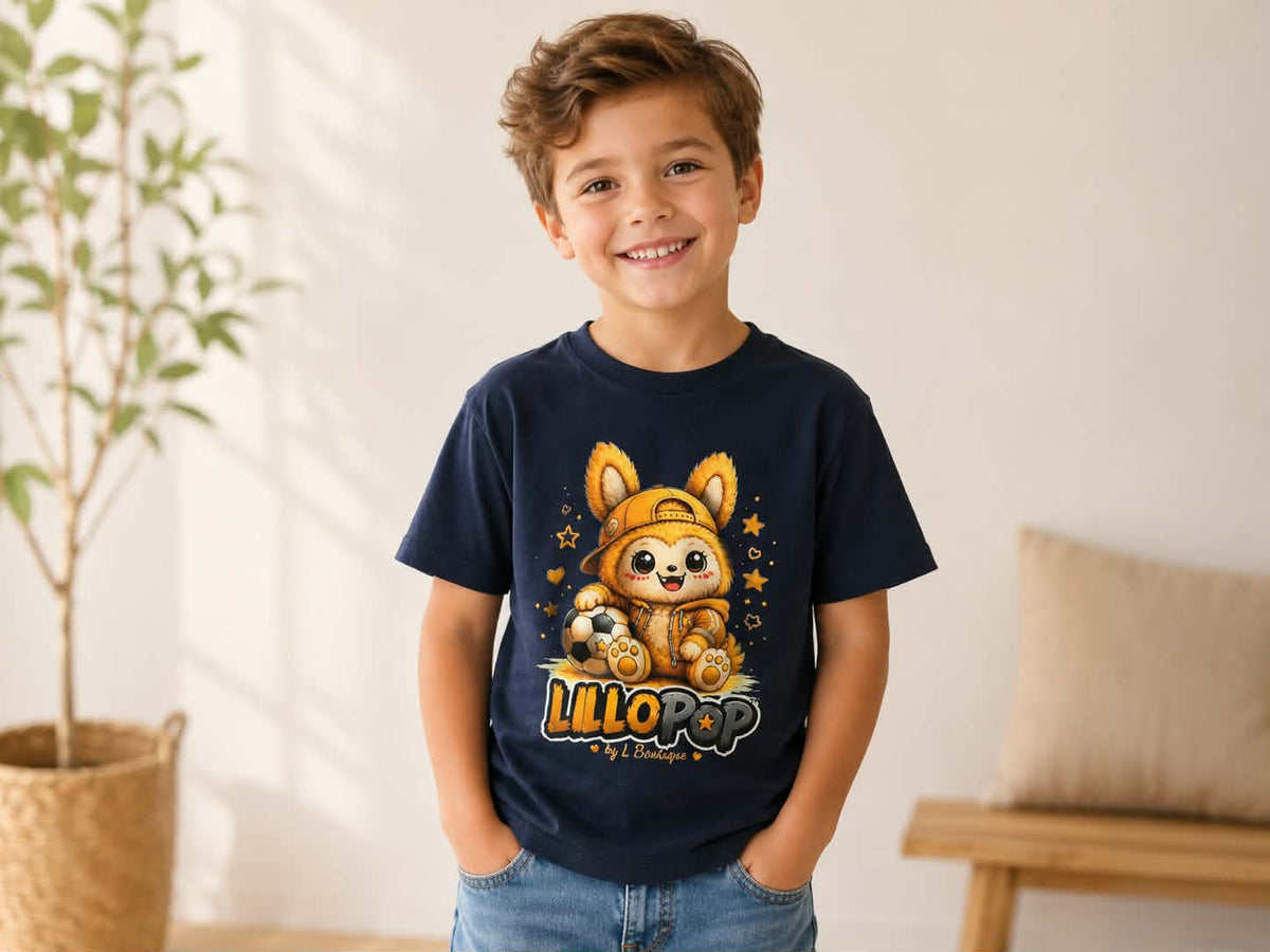 LilloPop Voetbalheld Kinder T-shirt – by L Boutique